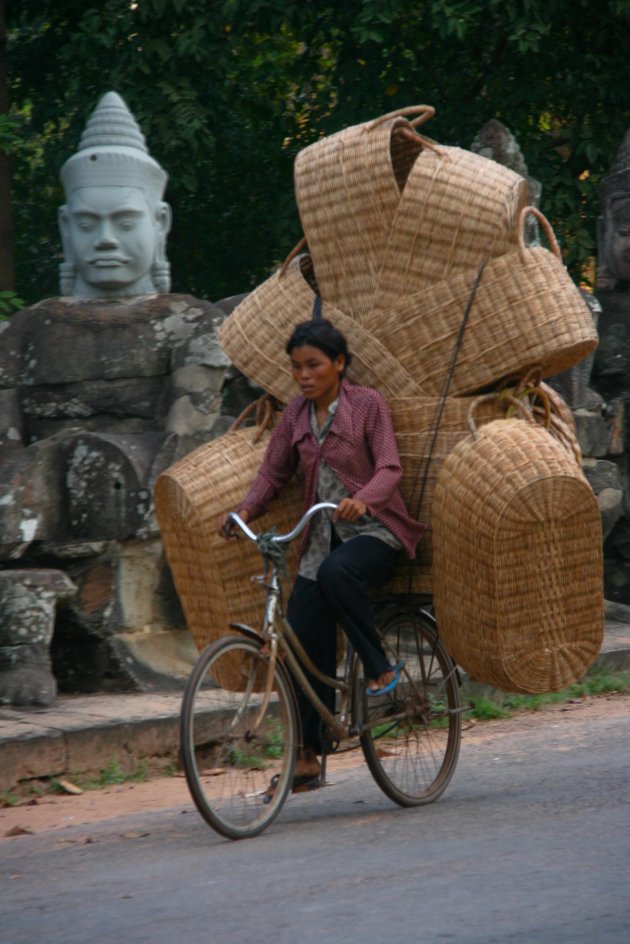 Alles op de fiets