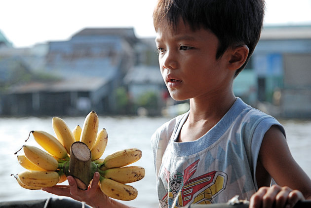 Bananen verkopertje