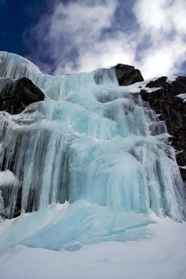 Bevroren waterval