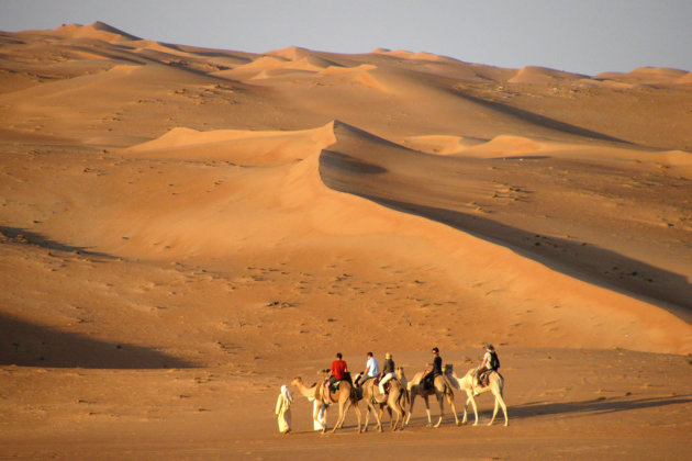 Kamelentocht in Wahiba Sands