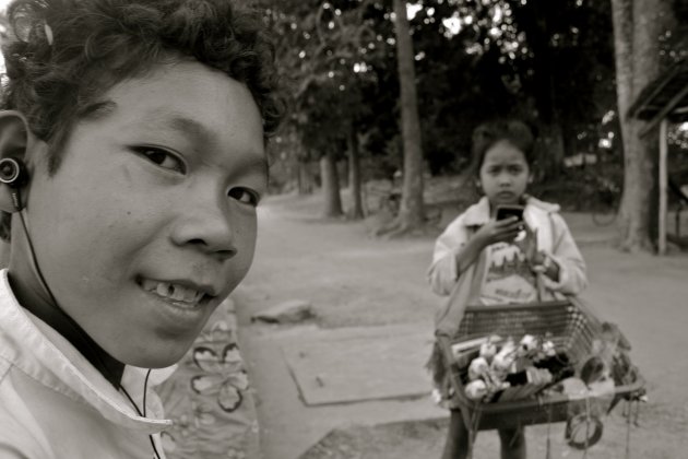 Kinderen in Angkor