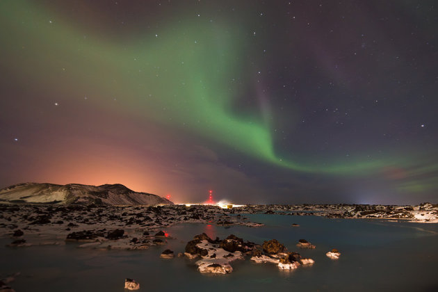 noorderlicht aurora beoralis blue lagoon