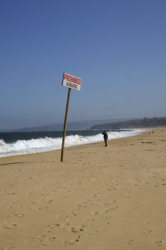 Prohibido bañarse