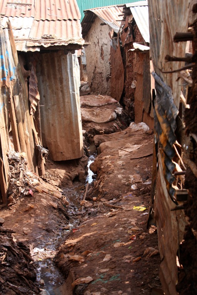Straat in Kibera