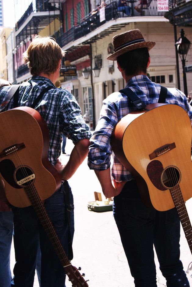 Muzikanten in New Orleans