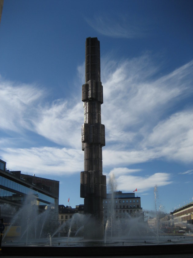 fontein, Stockholm, Zweden Sergels torg (Sergels plein)