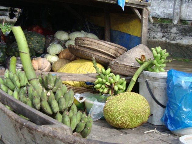 Drijvende markt Mekong delta