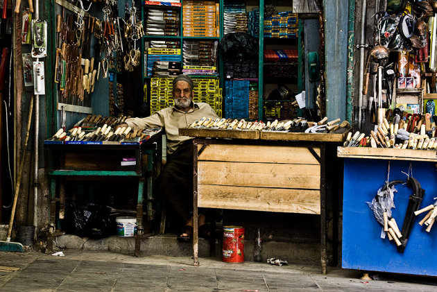 Winkeltje in de oude bazaar van Sanliurfa