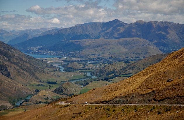 Uitzicht op Queenstown