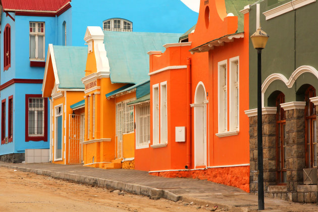 Koloniale architectuur in Luderitz