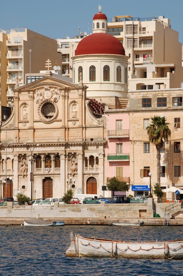 Sliema gespot vanaf de boot