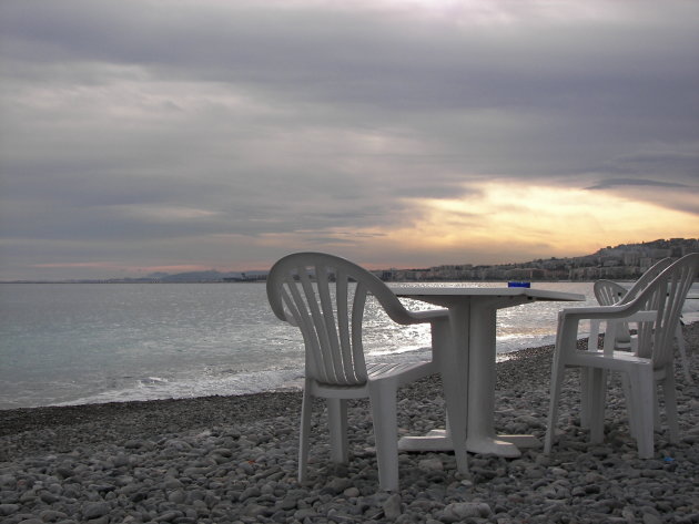 Strandleven in Nice