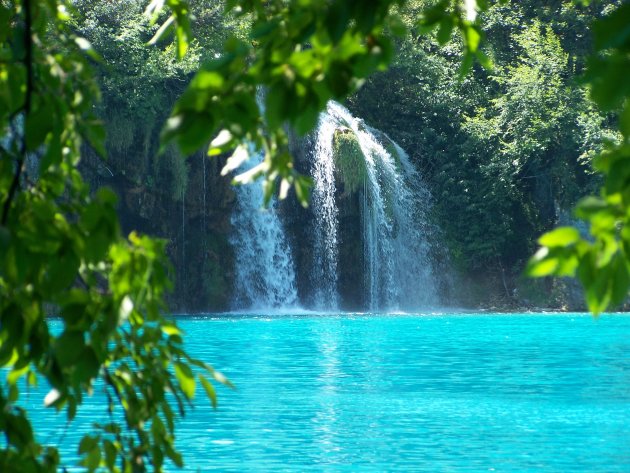 Waterval in Plitvice meren