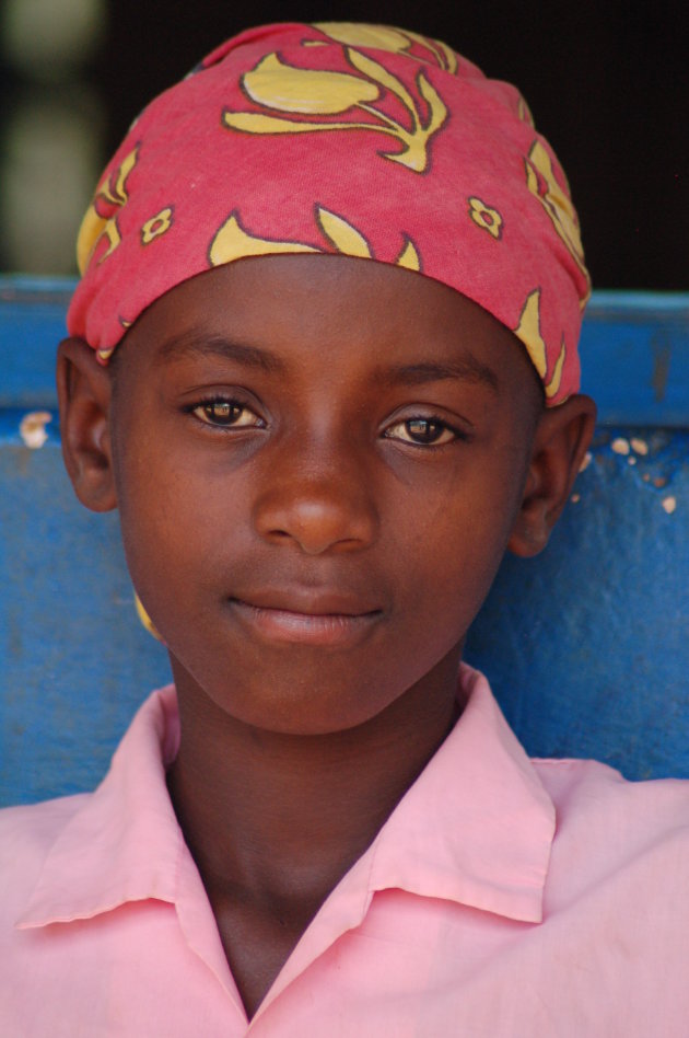 Schoolmeisje in Kenia