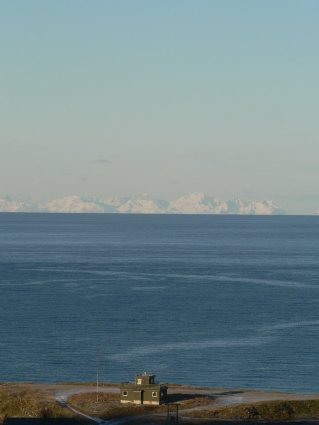 kijkend naar de lofoten