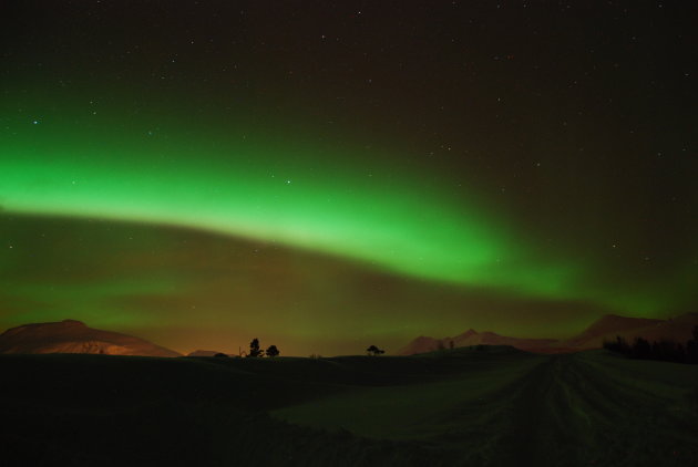 noorderlicht nabij Setermoen