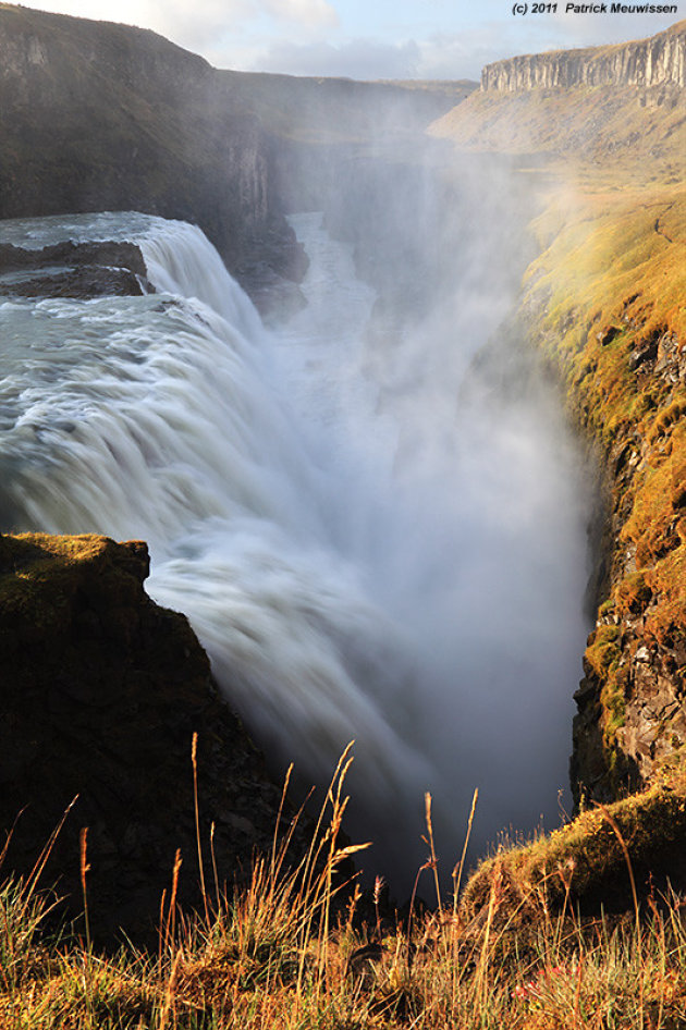 Onderste deel van de Gullfoss