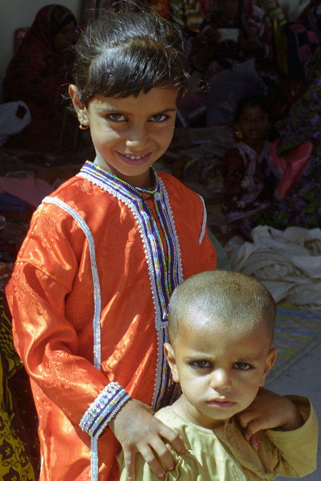 Kindertjes op de vrouwensouq