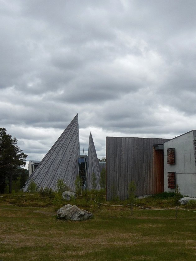 Het Sami parlement in Karasjok