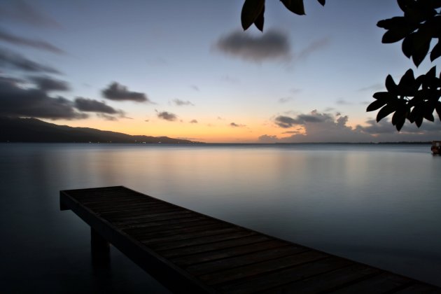 Zonsondergang op Taha'a