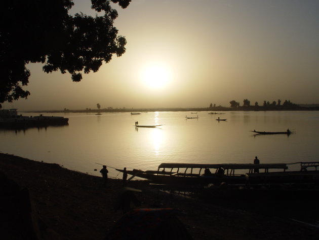 mopti zonsondergang