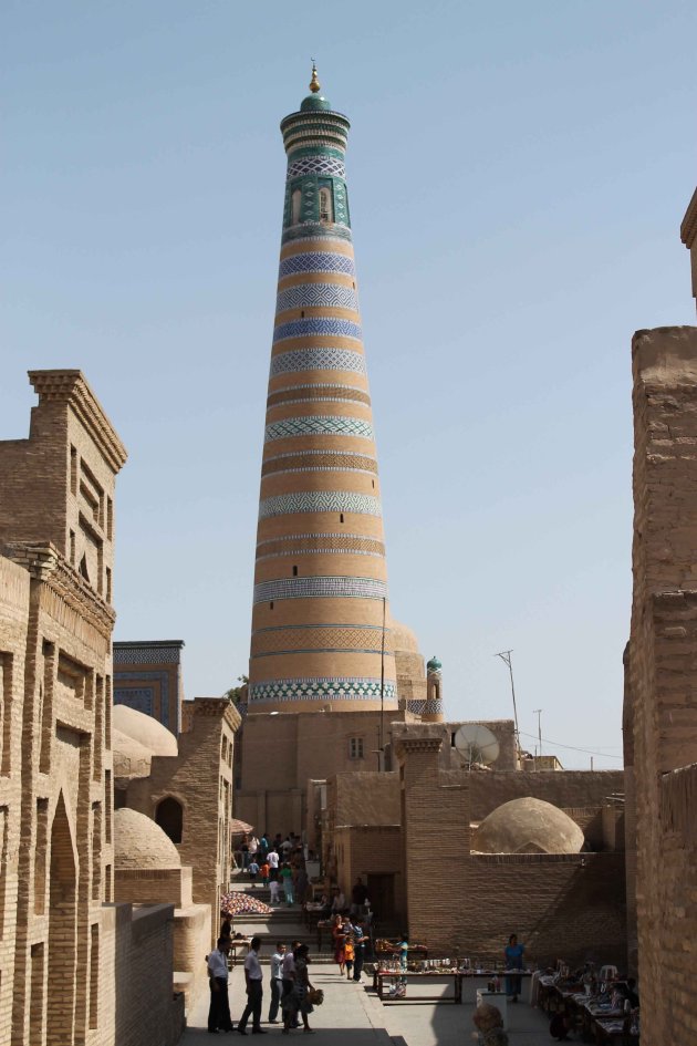 Minaret in Khiva