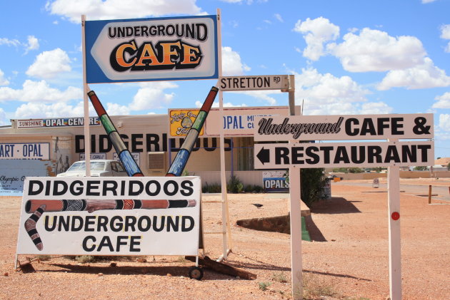 Bovengrondse communicatie in Coober Pedy