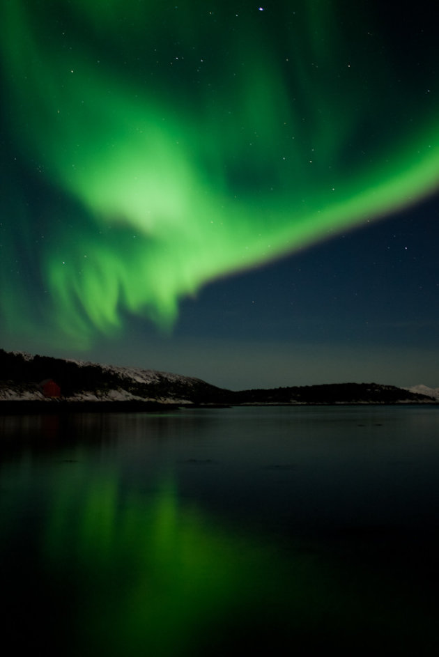 Noorderlicht boven het Vestfjord