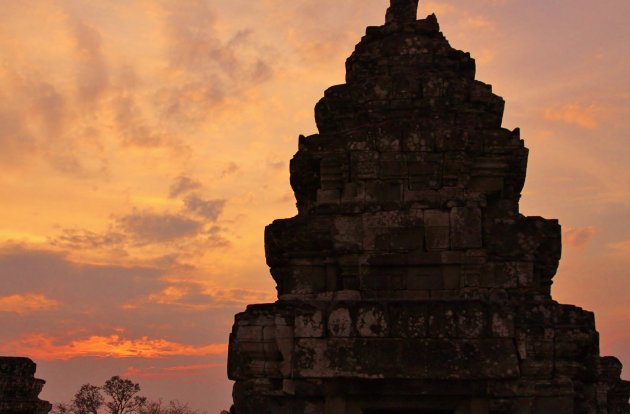 Angkor Wat  - zonsondergang