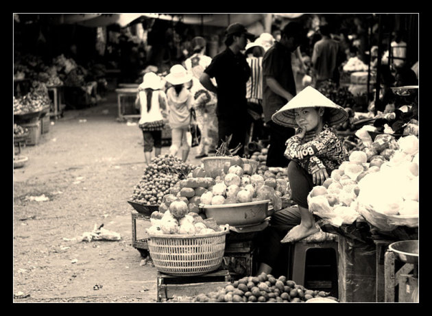 At the market