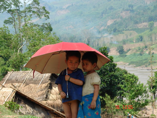 Onder de parasol