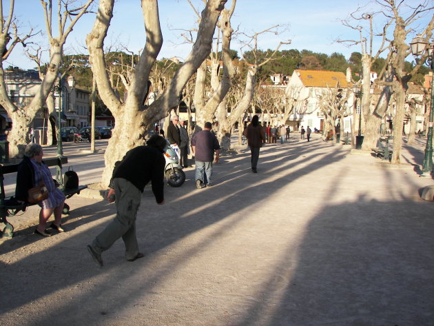 Partijtje jeu de boules