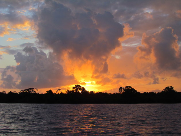 Zonsopgang Pearl Lagoon