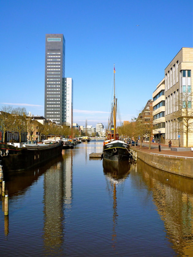 Stadsbeeld van leeuwarden.