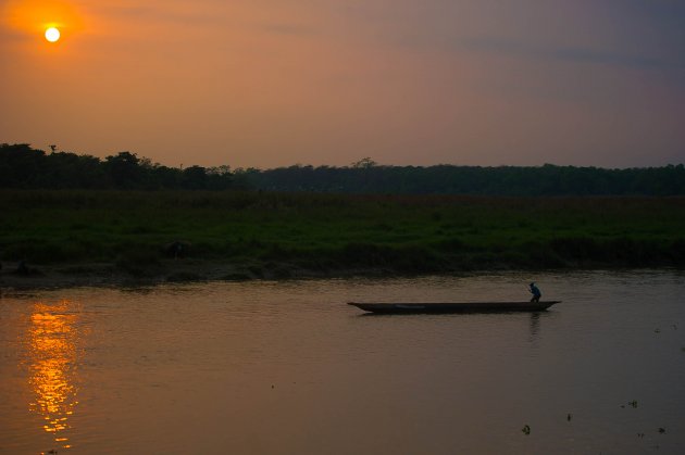 zonsondergang 