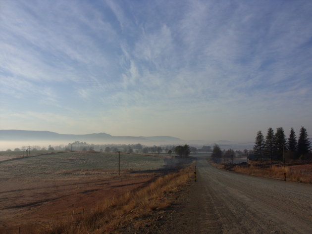 Ochtend in de Drakensberg