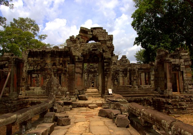 Een van de prachtige tempels van Angkor