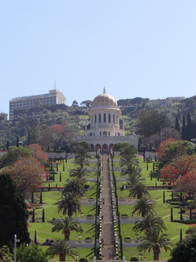 De Bahai tuinen van Haifa