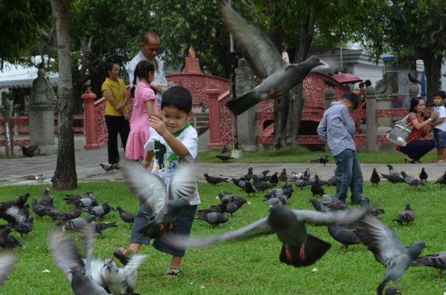 Jongetje in Sukhothai