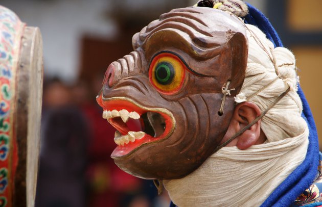 Een hondenbaan in Bhutan