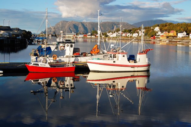 De haven van Brønnøysund