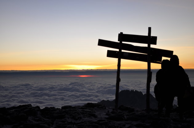 Zonsopgang op 5895 meter