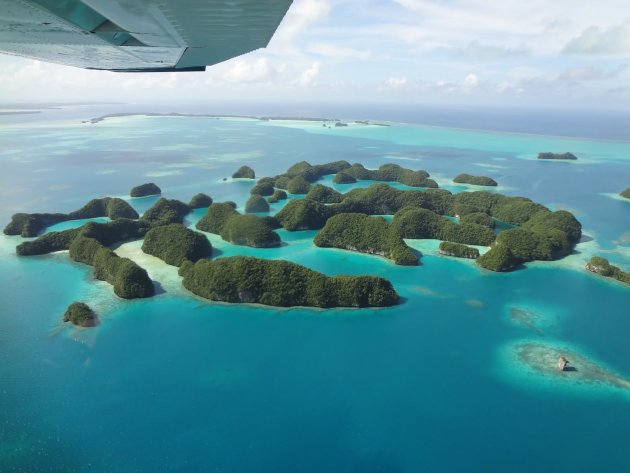 Seventy Islands vanuit de lucht