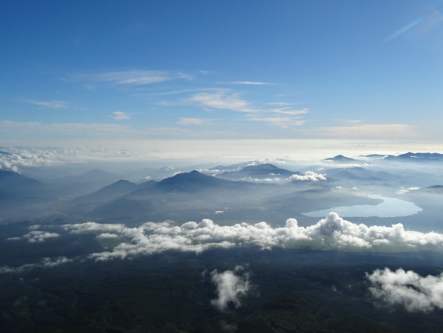 Uitzicht vanaf Mount Fuji