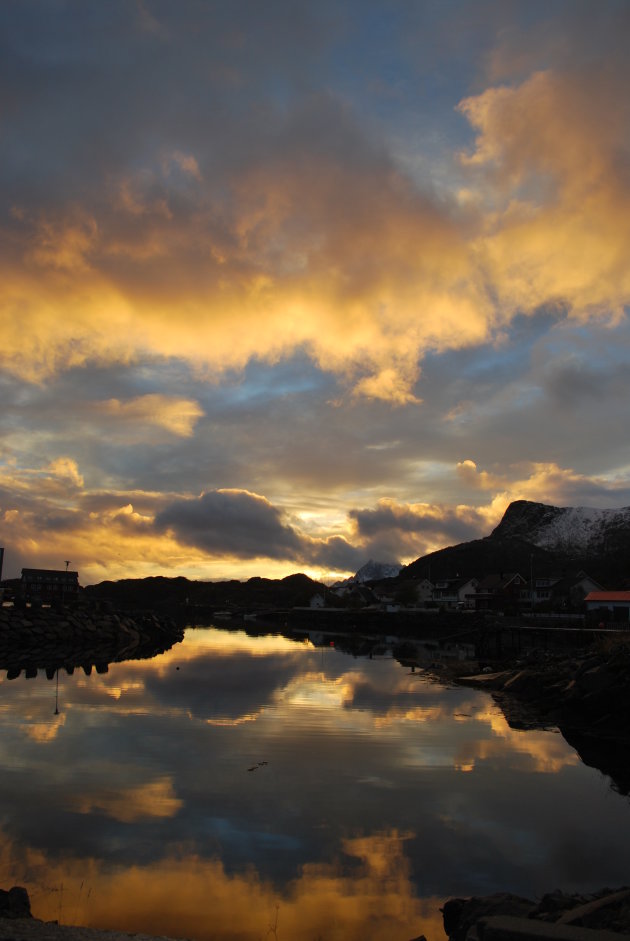 Sunset op de lofoten