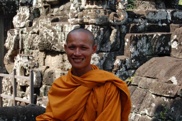 Smiling monk