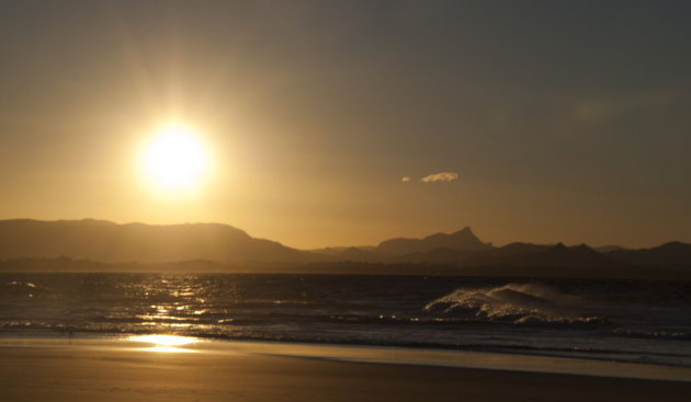 Zonsondergang in Byron Bay