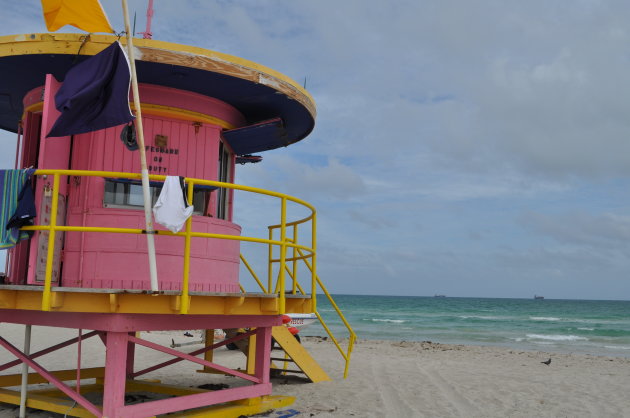 Baywatch post in Miami