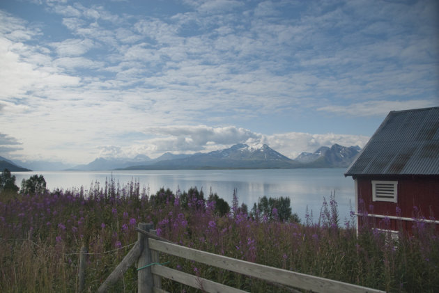 landschap tussen Tromso en Noordkaap