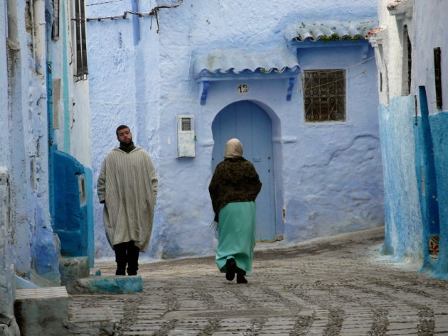 blauwe stad Chefchaouen